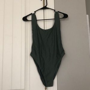 Aerie low scoop one piece